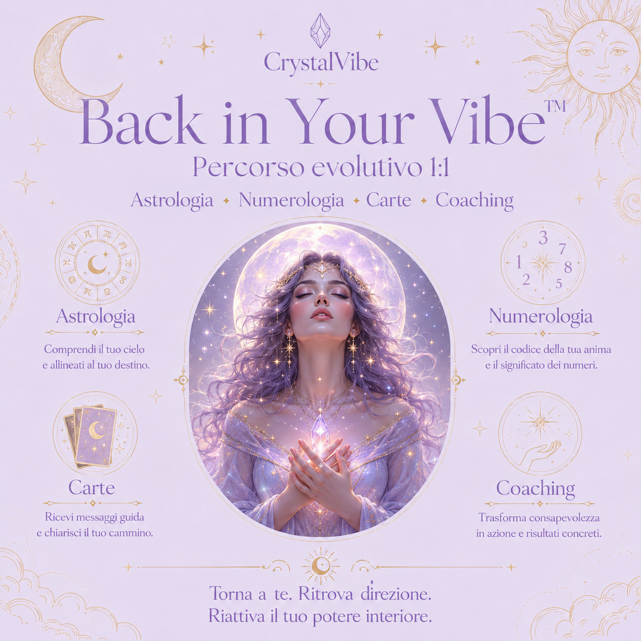 Back in Your Vibe™ - Il percorso per tornare a te e ricontattare il tuo potere interiore
