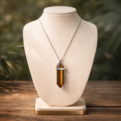 Collana con cristallo Aura™