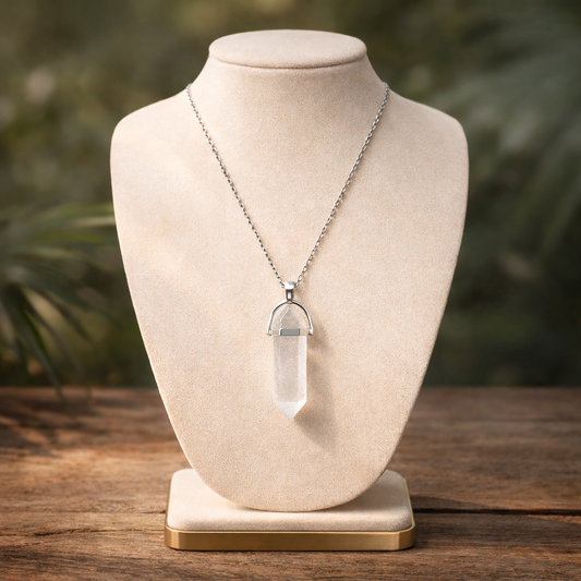 Collana con cristallo Aura™