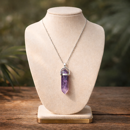 Collana con cristallo Aura™