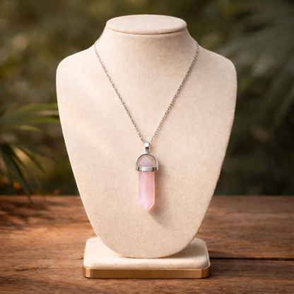 Collana con cristallo Aura™