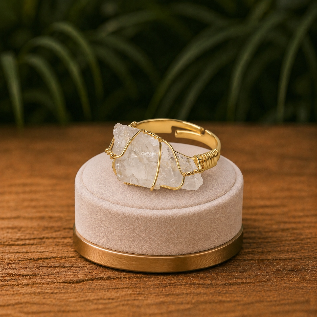Anello con Pietra Naturale grezza