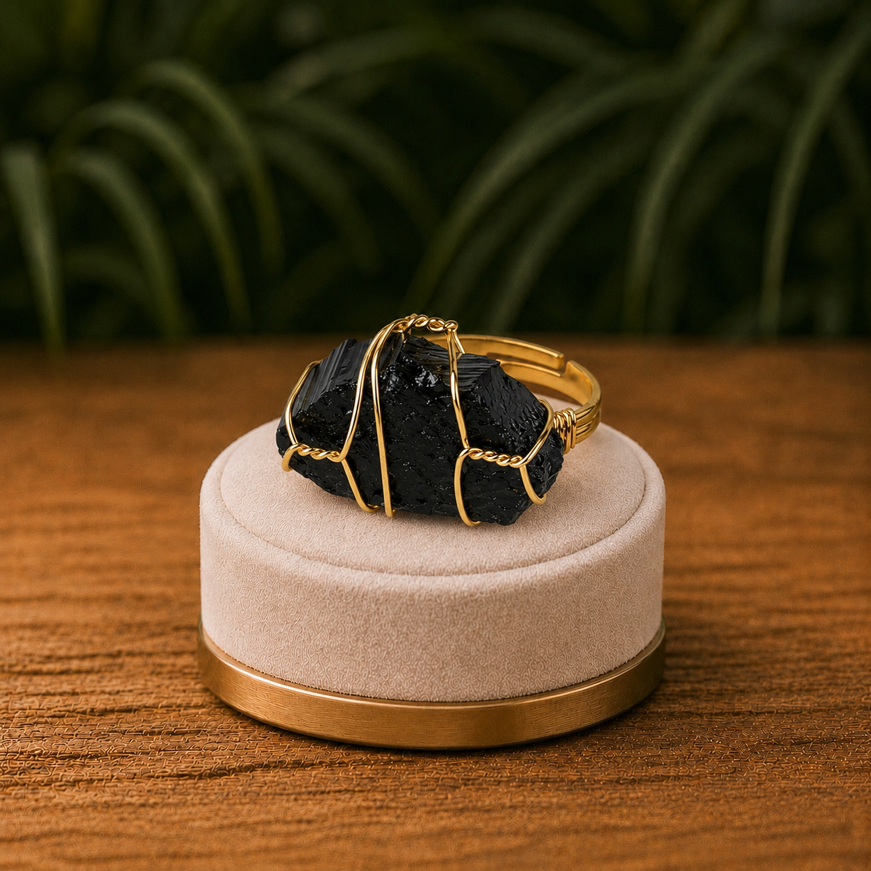Anello con Pietra Naturale grezza