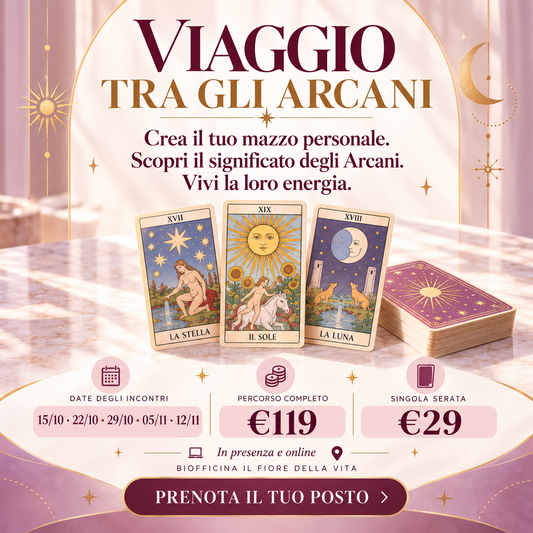 Viaggio tra gli Arcani: corso esperienziale sui Tarocchi per creare il tuo mazzo personale